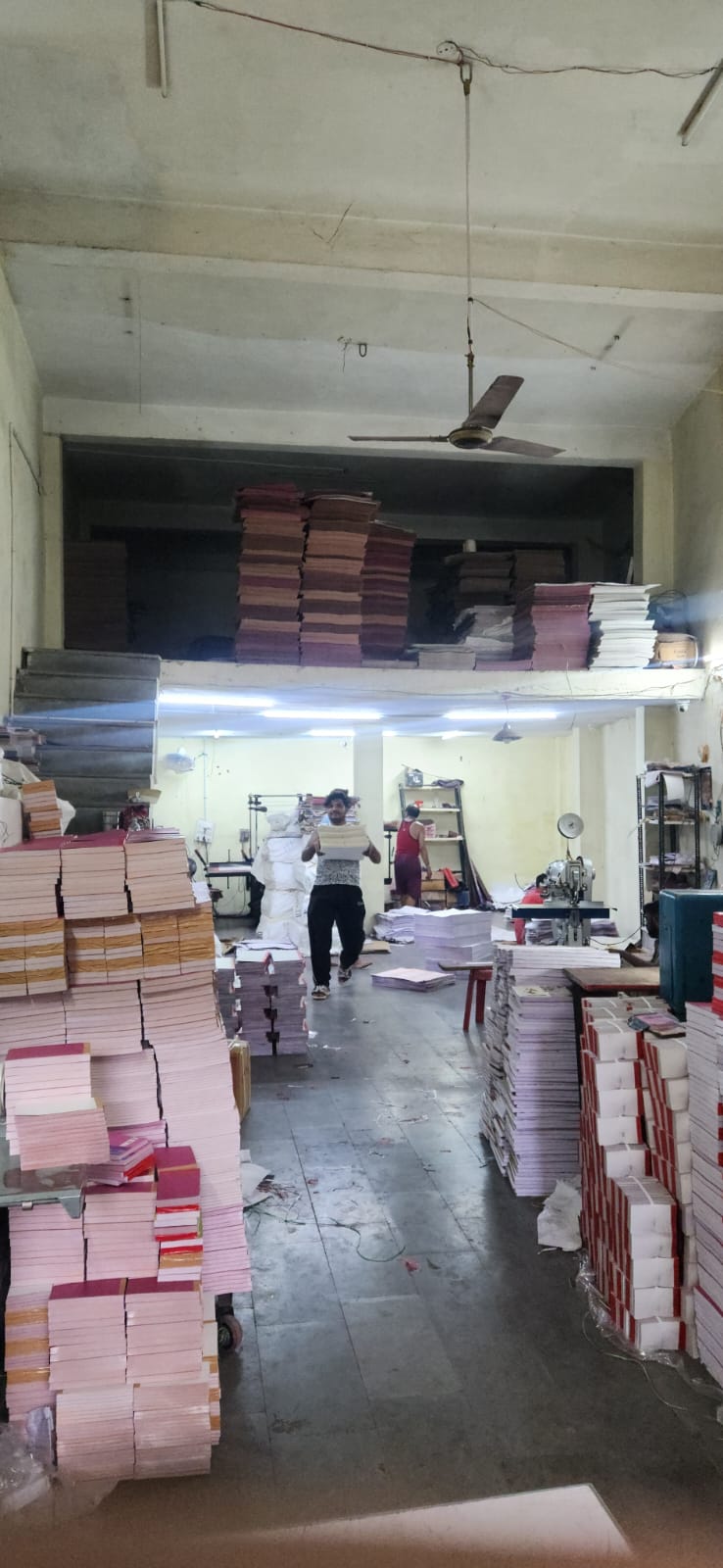 Binding and finishing machinery at Mamta Stationers