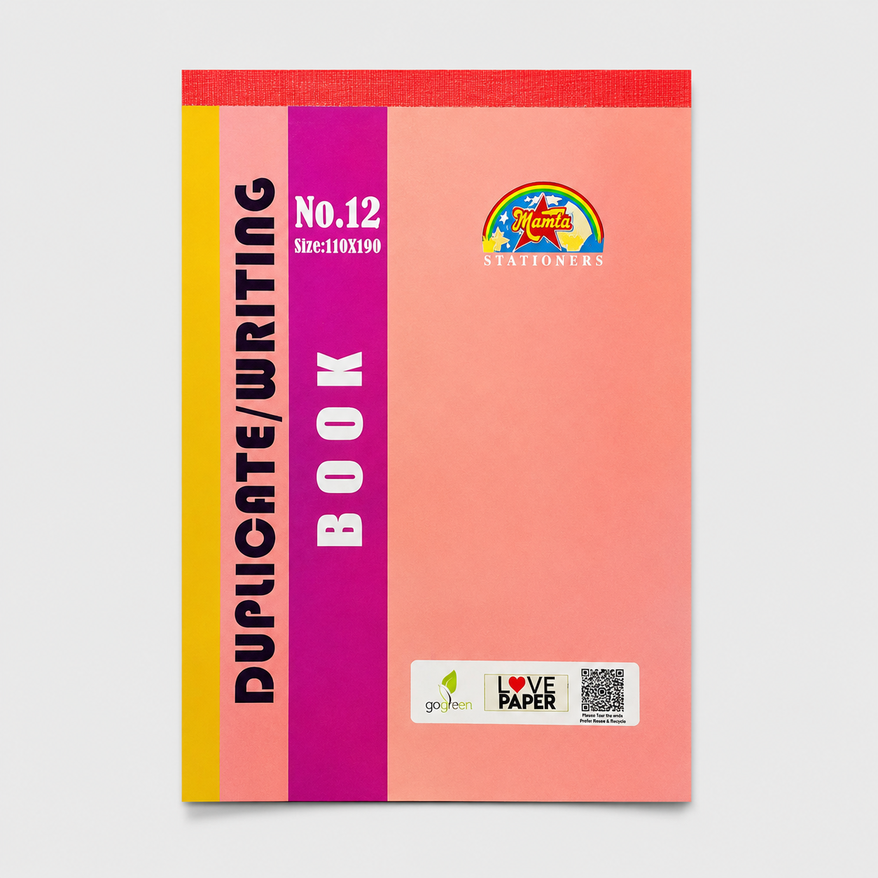 Plain Pad No. 12 – Unruled 50 Pages