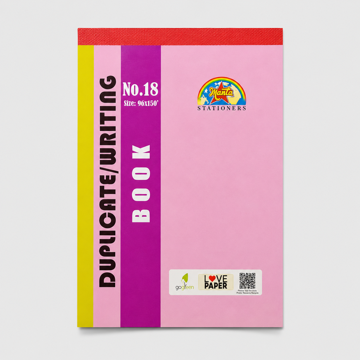 Plain Pad No. 18 – Unruled 50 Pages