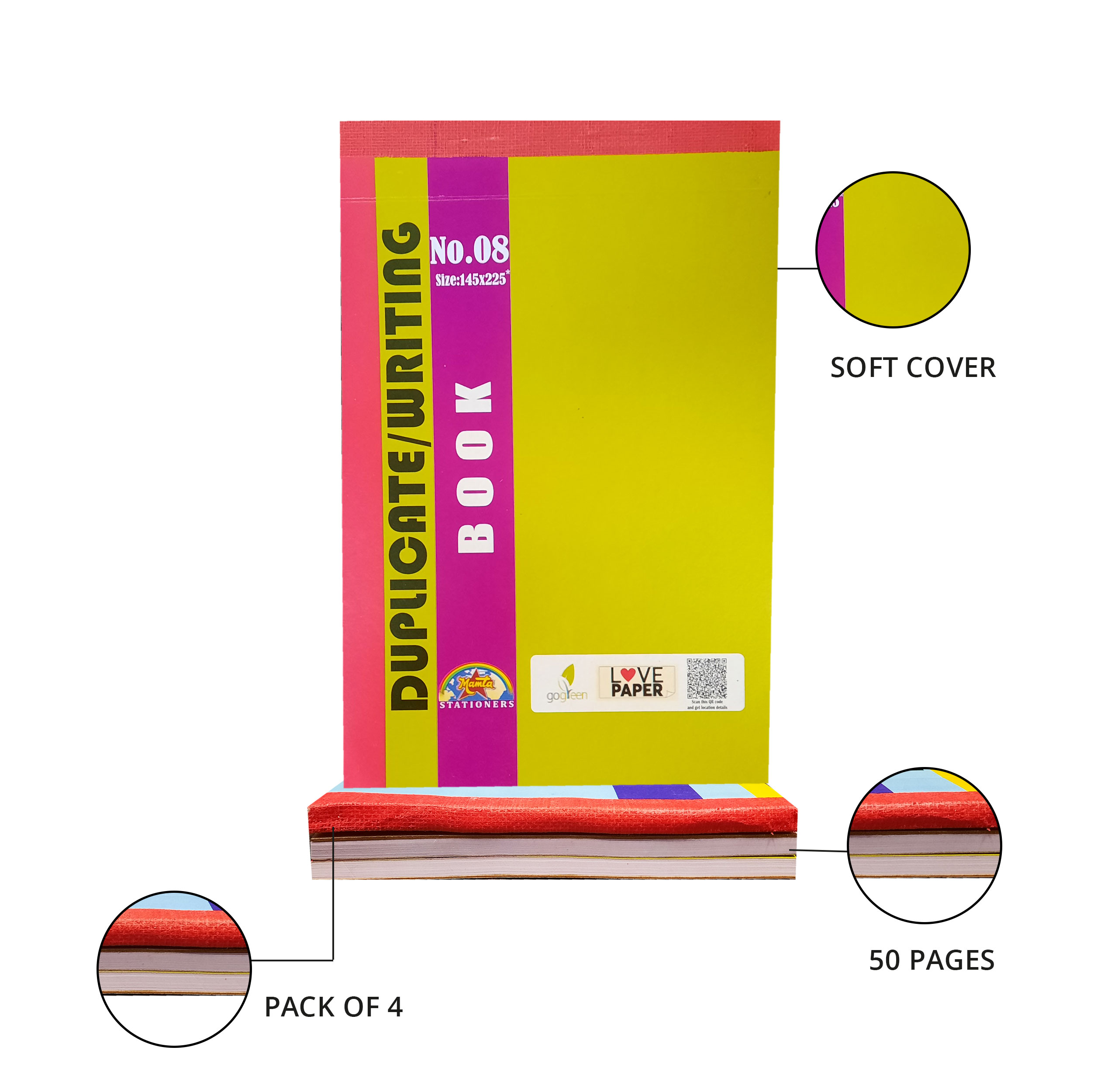 Plain Pad No. 8 – Unruled 50 Pages thumbnail 4