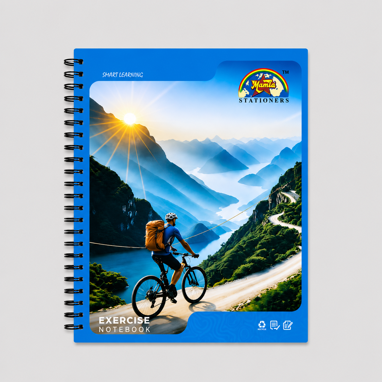 A4 Spiral Notebook – Ruled 100 Pages