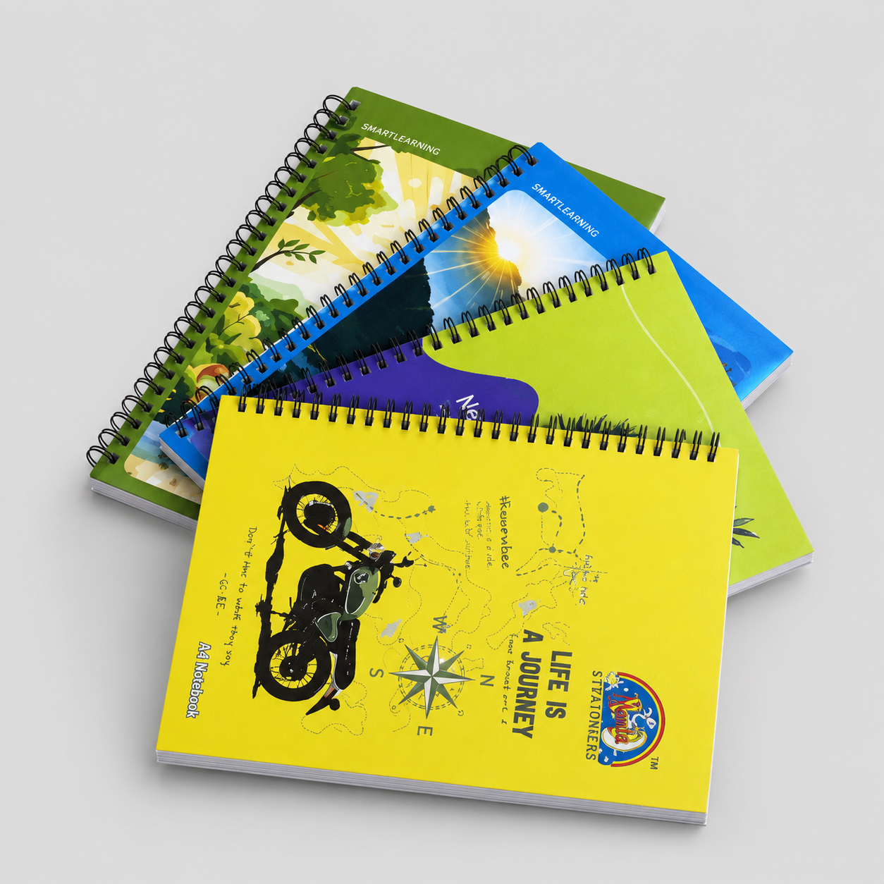 A4 Spiral Notebook – Plain 150 Pages thumbnail 6