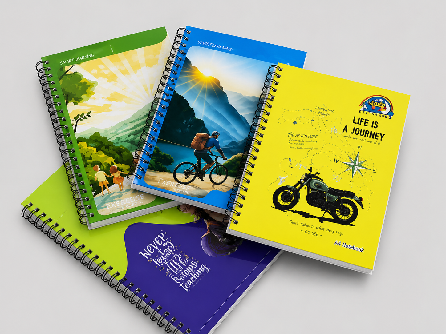 A4 Spiral Notebook – Plain 150 Pages thumbnail 7